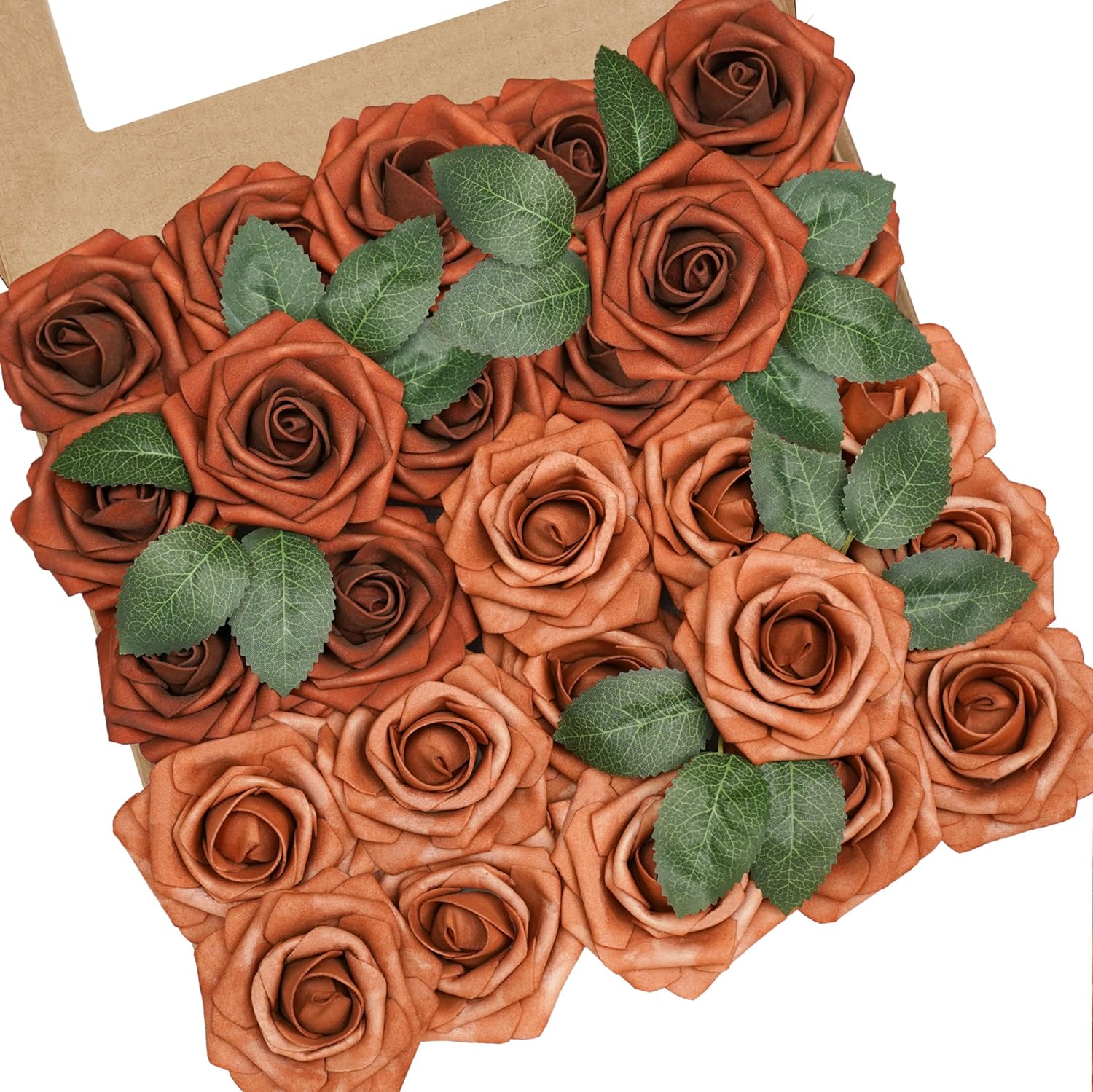 Florist Supply Bulk - 25 rosas artificiales para arreglos de