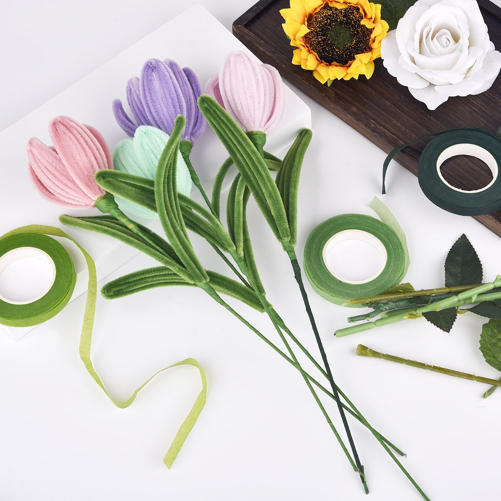 Cinta de tallo Floral de 30 ya - Florist Supply Bulk reseña y precio