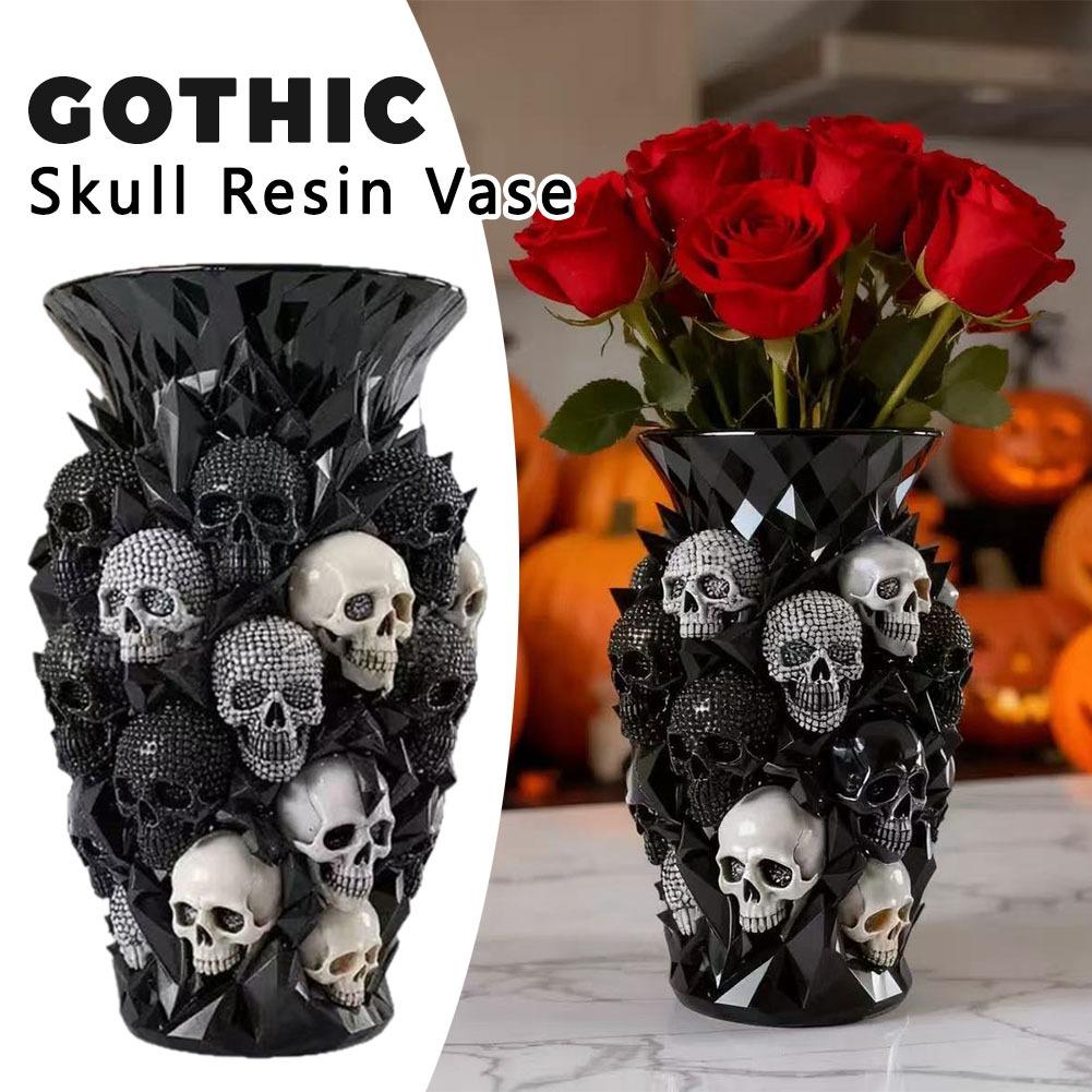 Jarrón de Resina con Calavera  - Florist Supply Vases reseña y precio
