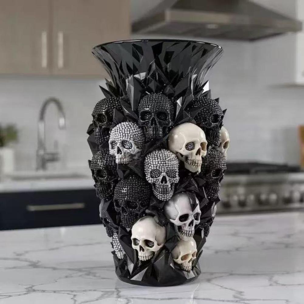 Jarrón de Resina con Calavera  - Florist Supply Vases reseña y precio
