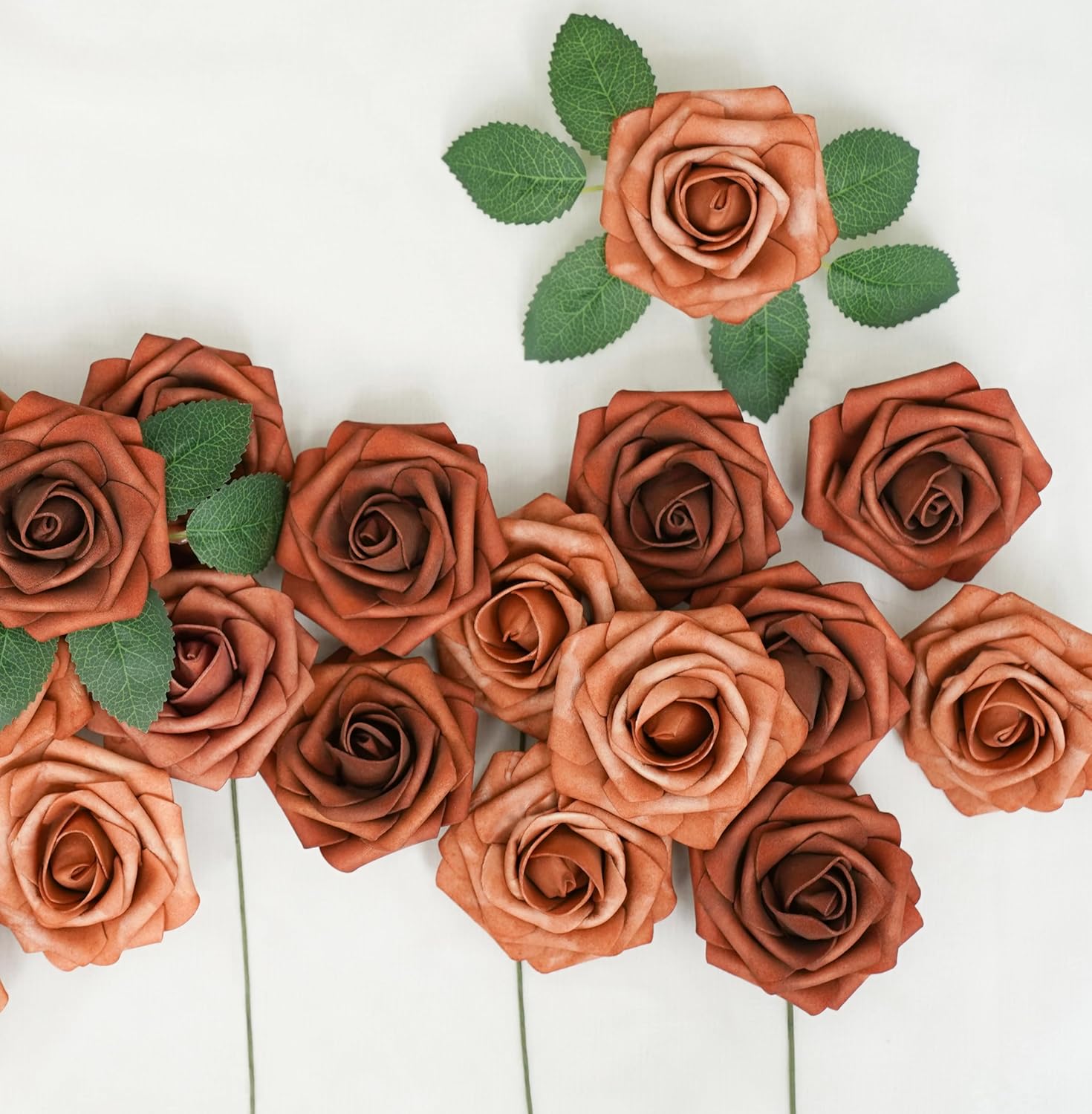 25 rosas artificiales para arr - Florist Supply Bulk reseña y precio